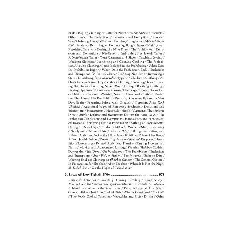 Laws of the 3 Weeks, Tishah B'Av & Fasts Laws of D | Books | Judaica