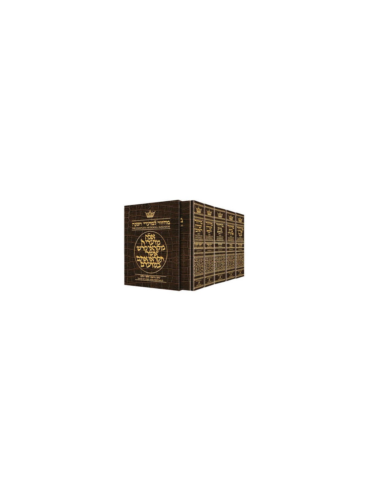 Machzor 5 Vol Slipcased Set Full Size Alligator Le | Books | Judaica