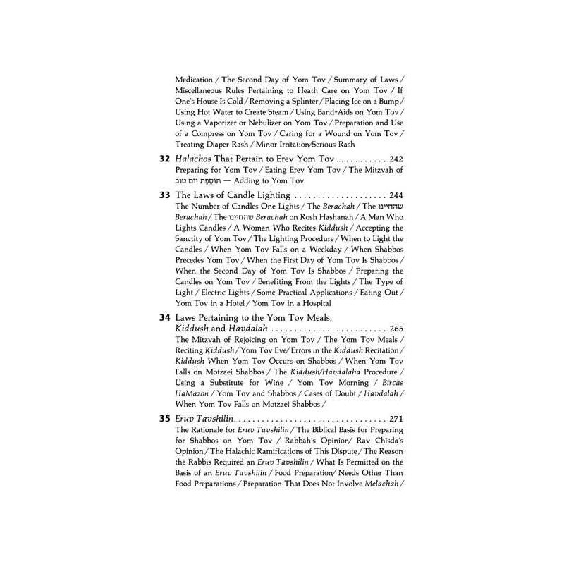 Laws of Yom Tov - Hardcover | Books | Judaica