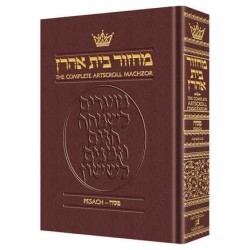 Machzor Pesach - Ashkenaz - Maroon Leather | Books | Judaica