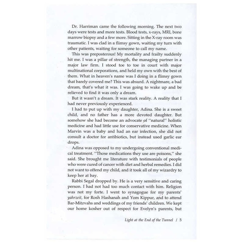 Light at the End of the Tunnel - Hardcover | Books | Judaica