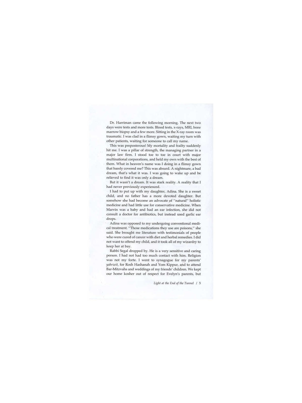 Light at the End of the Tunnel - Hardcover | Books | Judaica