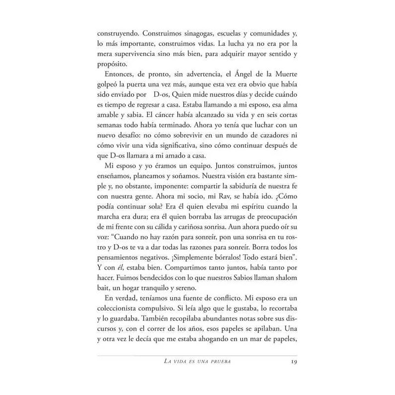 Life is a Test - Spanish Edition - Paperback | Books | Judaica