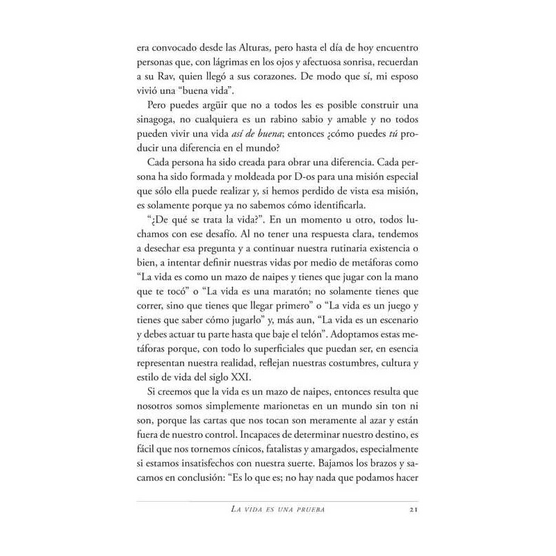 Life is a Test - Spanish Edition - Paperback | Books | Judaica