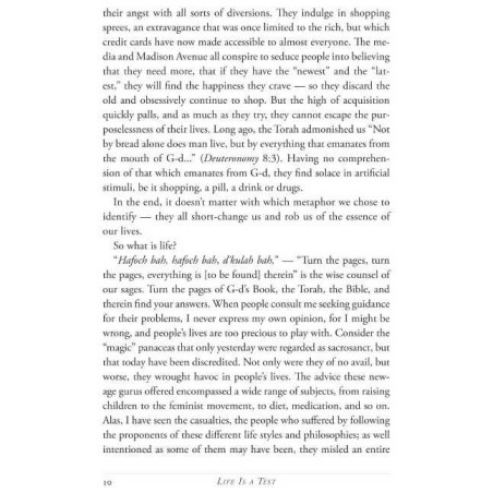Life Is A Test - Paperback | Books | Judaica