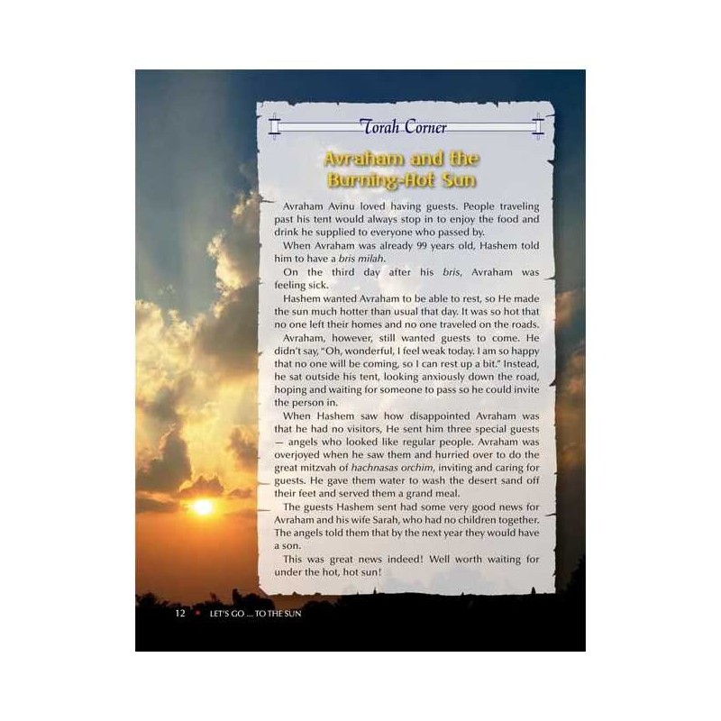 Let's Go... to the Sun and Moon - Hardcover | Books | Judaica