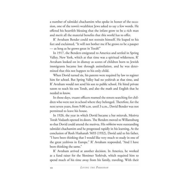 Living The Parshaha - Bereishis Hardcover | Books | Judaica