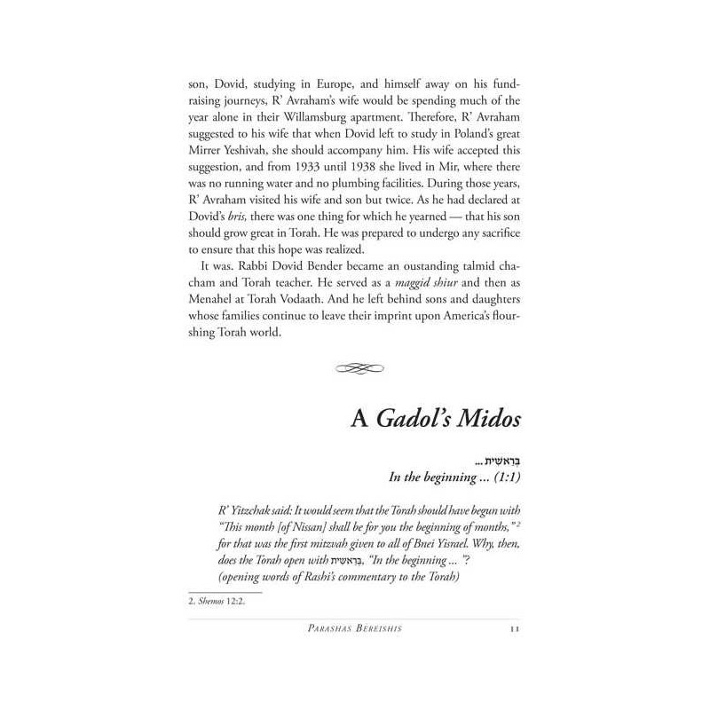 Living The Parshaha - Bereishis Hardcover | Books | Judaica