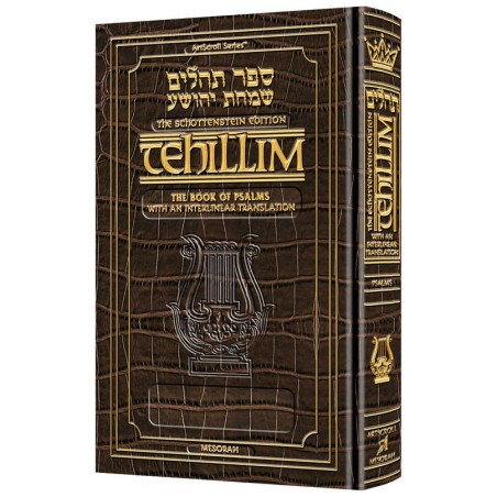 Schottenstein Ed Tehillim: Book of Psalms Interlin | Books | Judaica