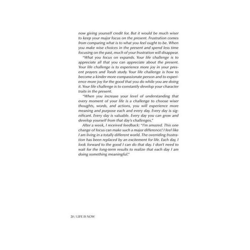 Life Is Now - Hardcover | Books | Judaica