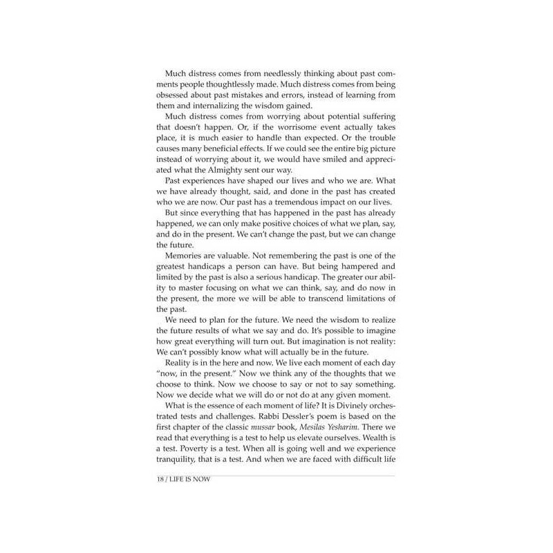 Life Is Now - Hardcover | Books | Judaica