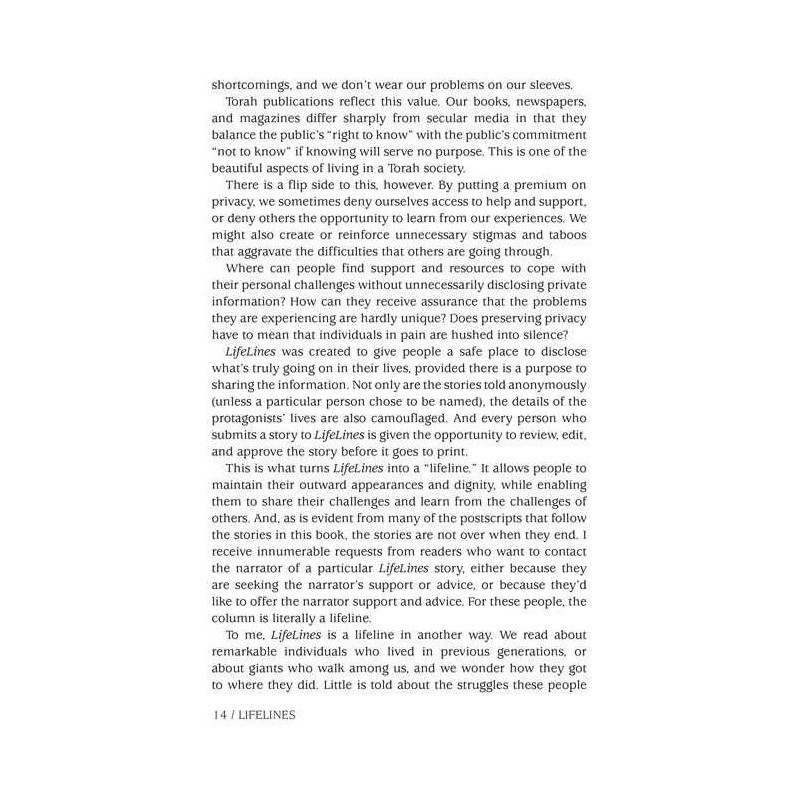 LifeLines | Books | Judaica