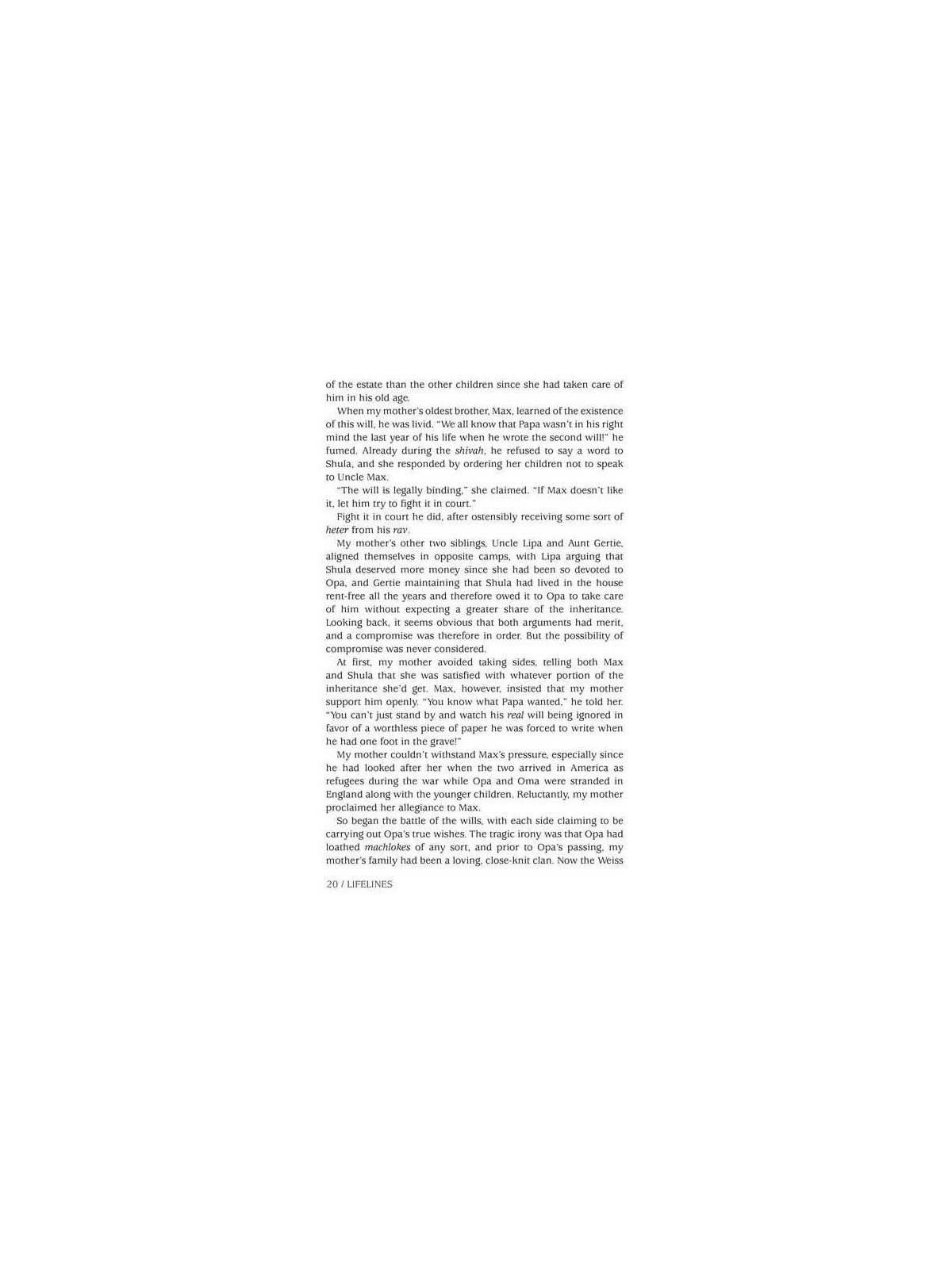 LifeLines | Books | Judaica