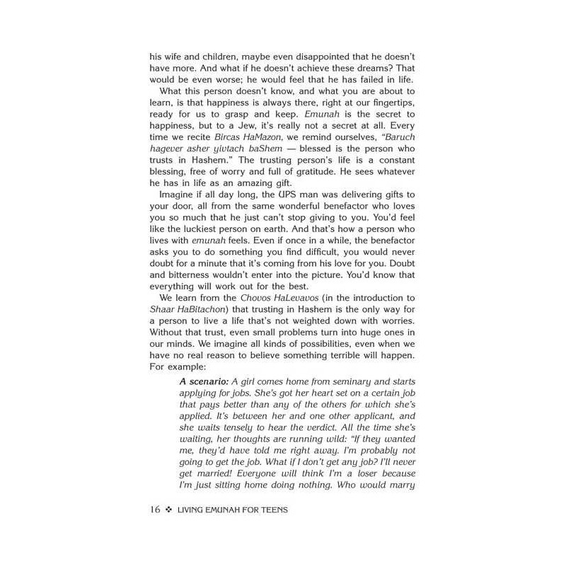 Living Emunah for Teens | Books | Judaica