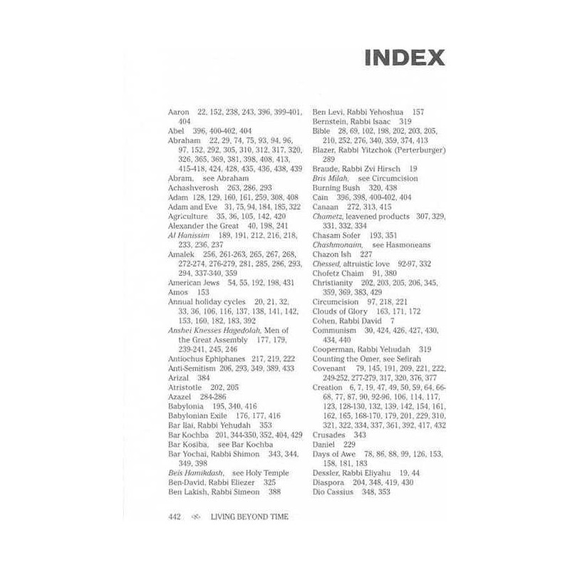 Living Beyond Time - Hardcover | Books | Judaica