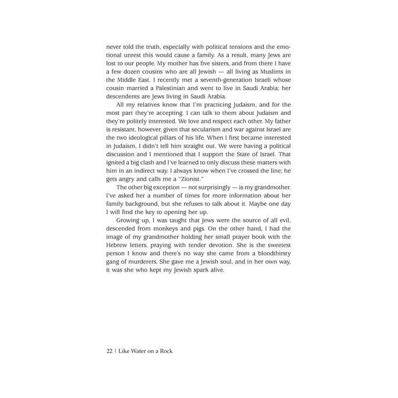 Like Water on a Rock - Hardcover | Books | Judaica