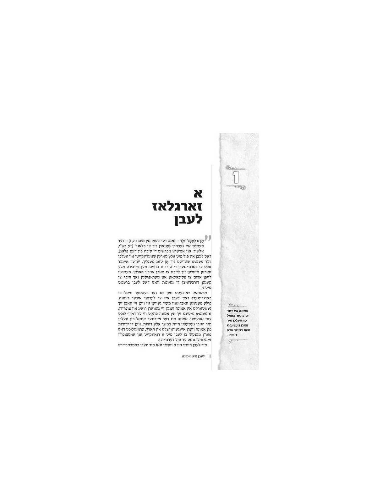 Living Emunah - Yiddish Edition (Leben Mit Emunah) | Books | Judaica