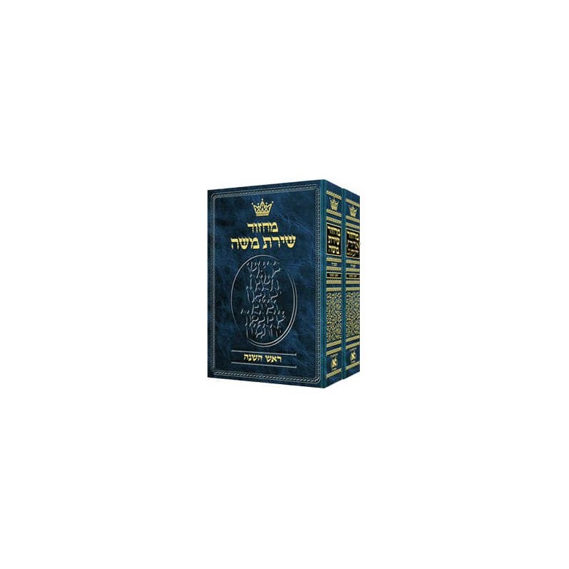 Machzor Hebrew Only Rosh HaShanah & Yom Kippur 2 V | Books | Judaica