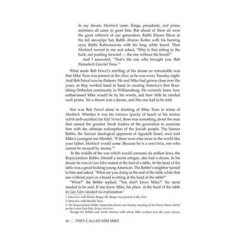 They Called Him Mike [Tress] Hardcover | Books | Judaica