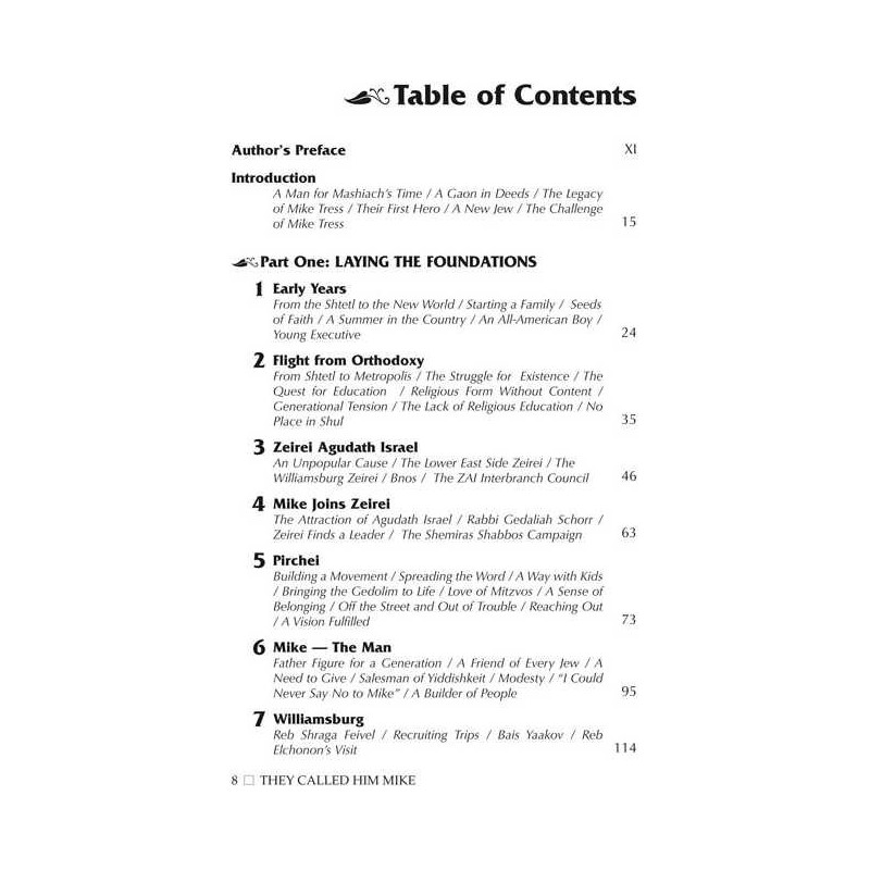 They Called Him Mike [Tress] Hardcover | Books | Judaica