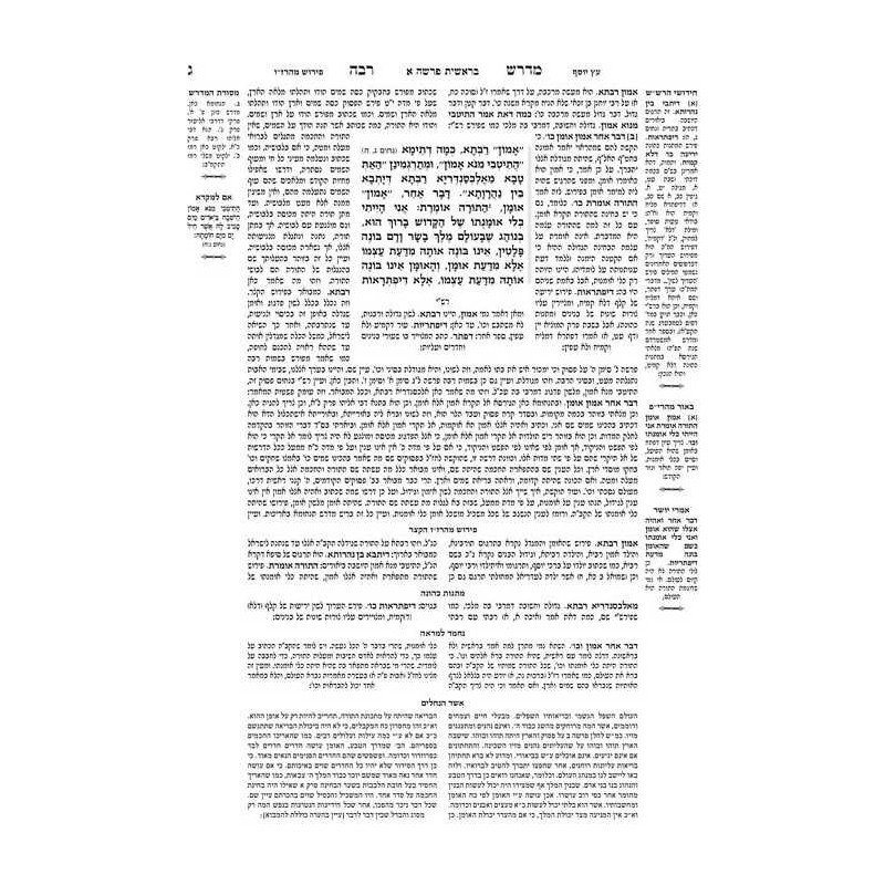 Kleinman Ed Midrash Rabbah: Bereishis Vol 1 Parshi | Books | Judaica