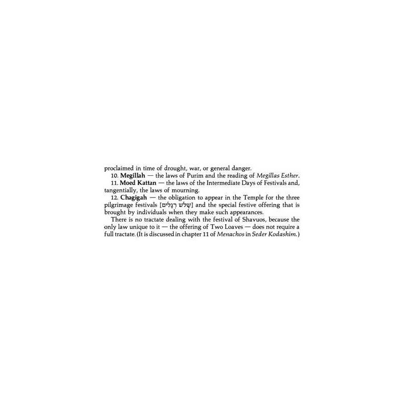 Yad Avraham Mishnah Series: Seder Moed - Personal  | Books | Judaica