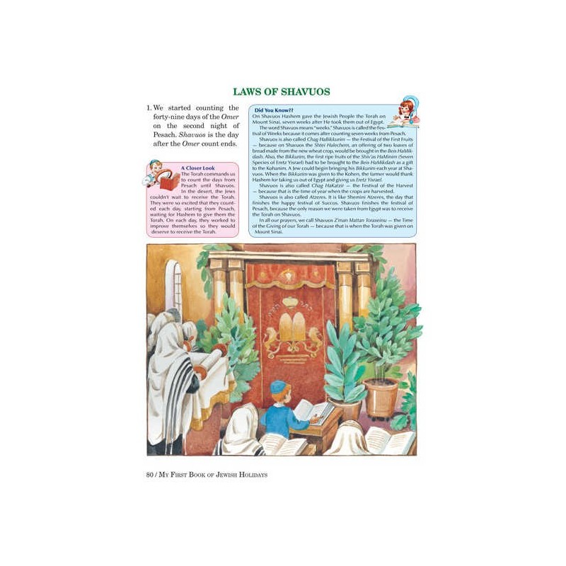 My First Book Of Jewish Holidays - Hardcover | Books | Judaica