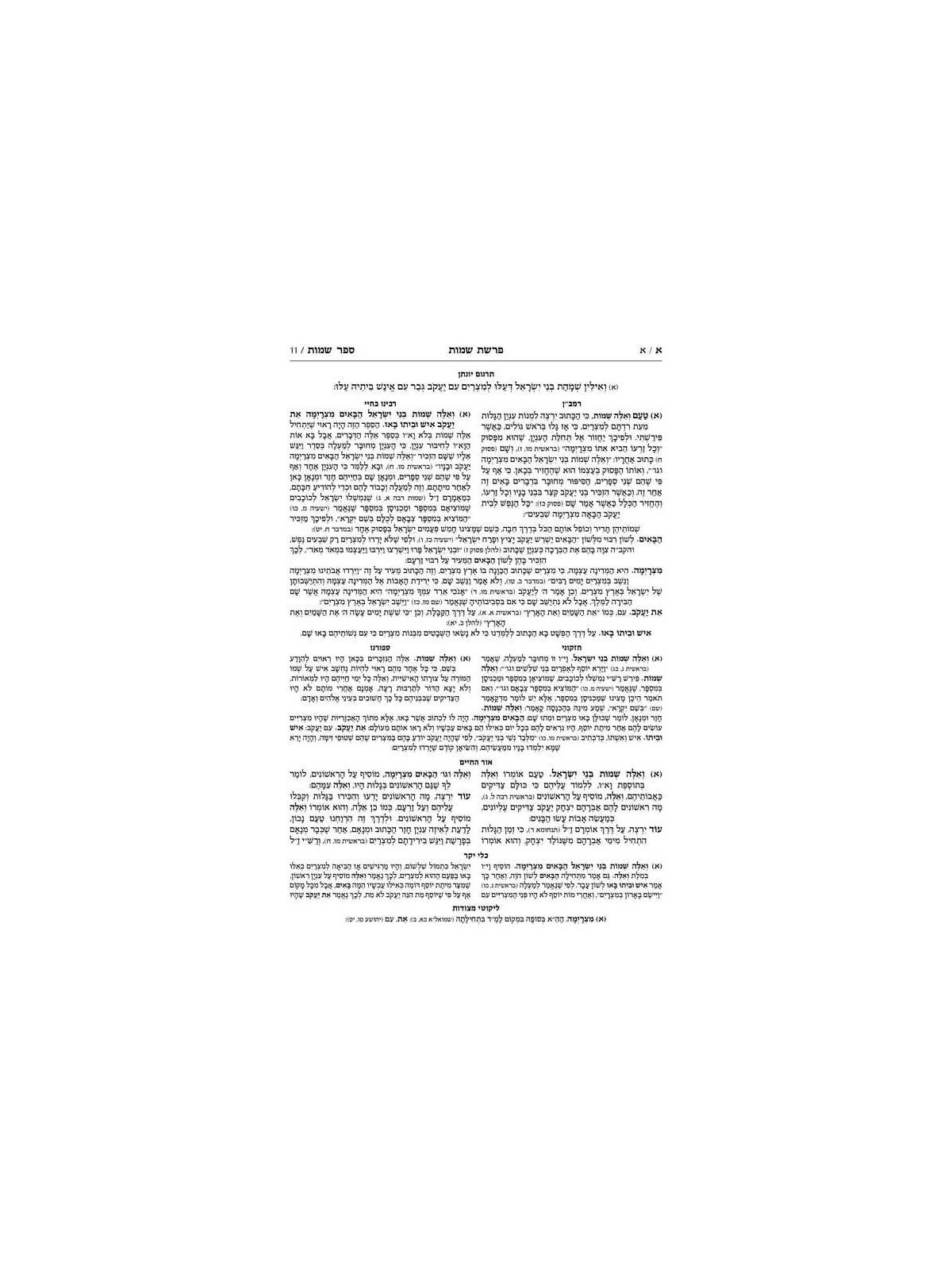Mid Size Hebrew Mikra'os Gedolos Shemos - Czuker E | ספרים | יוּדָאִיקָה