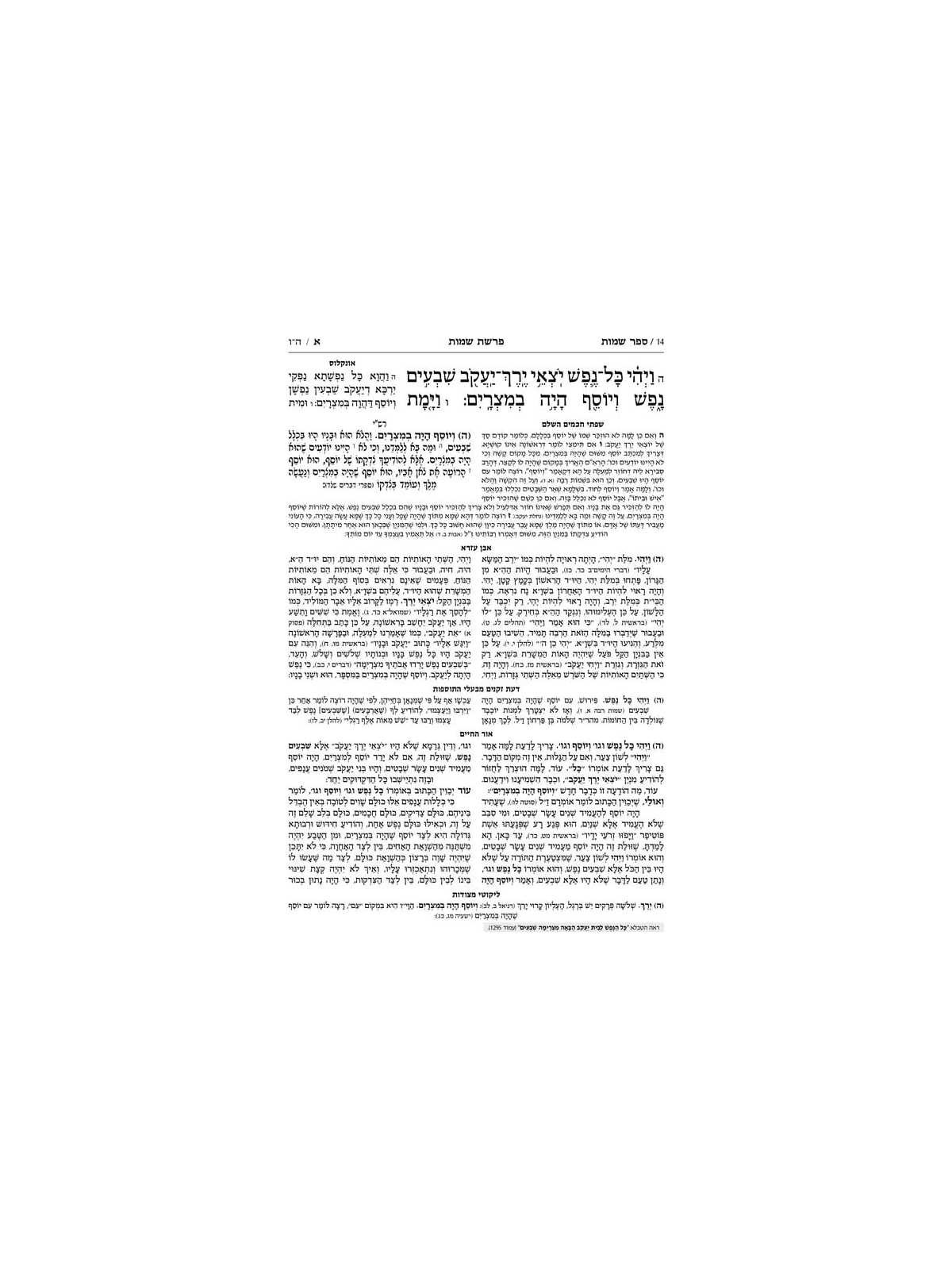 Mid Size Hebrew Mikra'os Gedolos Shemos - Czuker E | ספרים | יוּדָאִיקָה