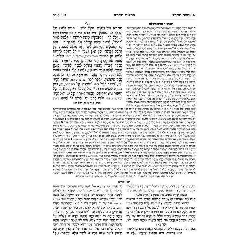 Mid Size Hebrew Mikra'os Gedolos Vayikra - Czuker  | Books | Judaica