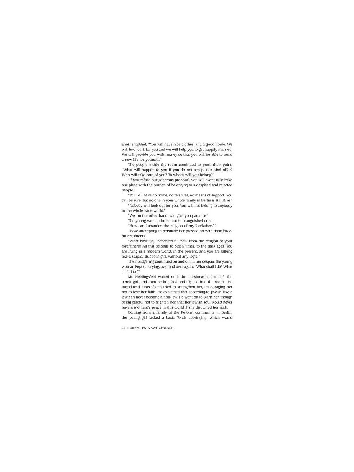 Miracles in Switzerland | Books | Judaica