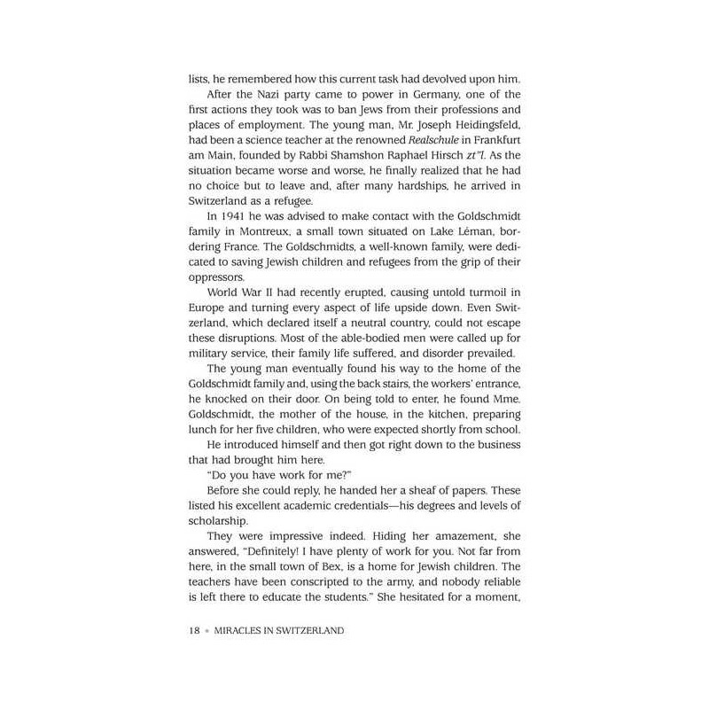 Miracles in Switzerland | Books | Judaica
