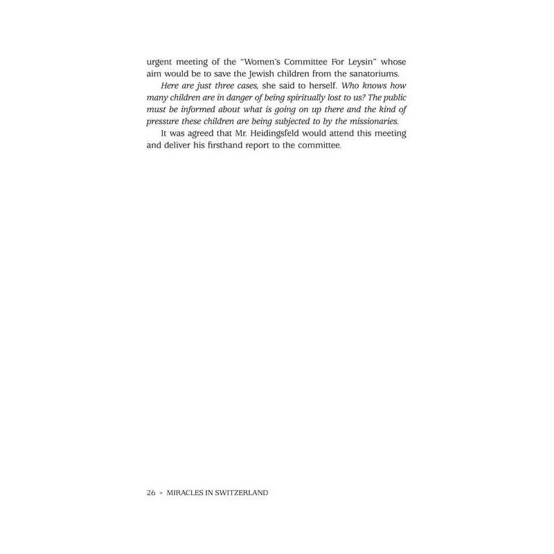 Miracles in Switzerland | Books | Judaica