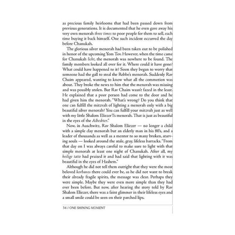 One Shining Moment - Hardcover | Books | Judaica