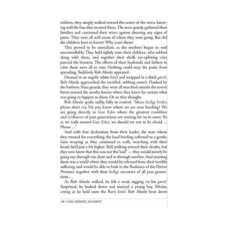 One Shining Moment - Hardcover | Books | Judaica