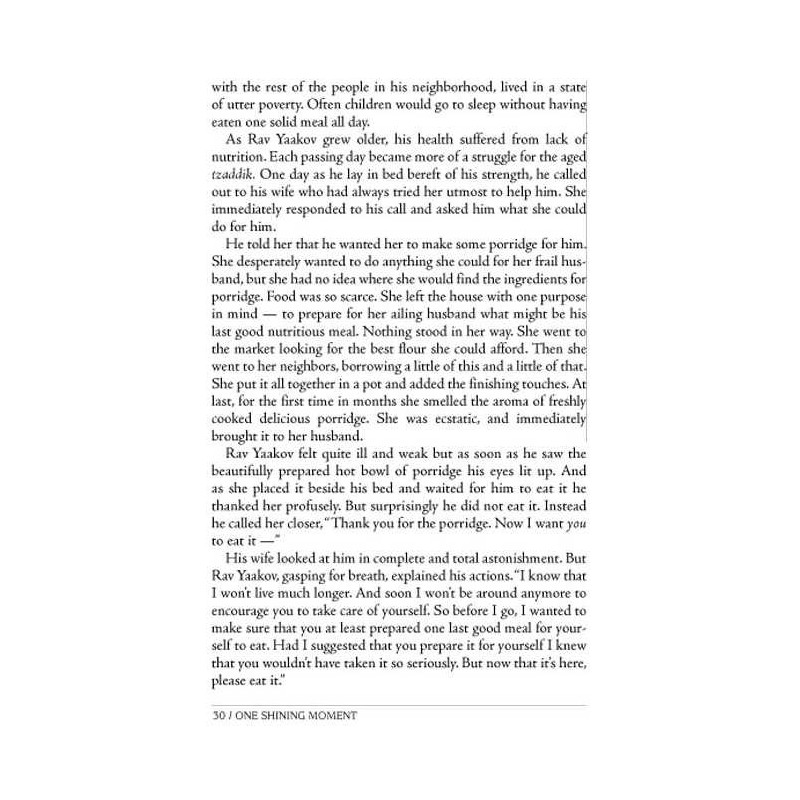 One Shining Moment - Hardcover | Books | Judaica