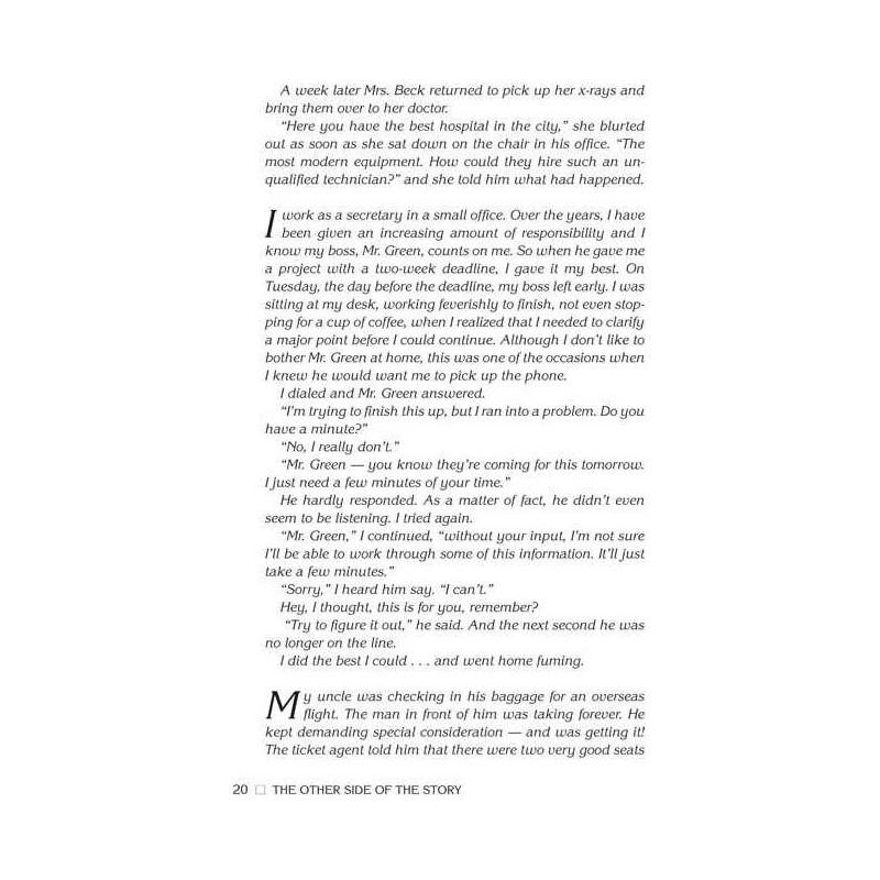 The Other Side Of The Story - Hardcover | Books | Judaica