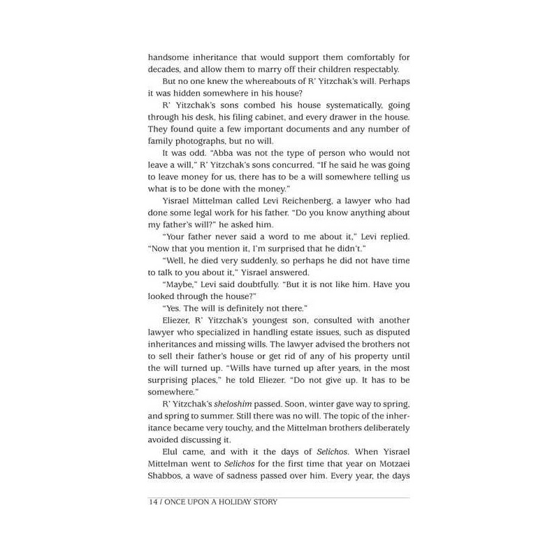 Once Upon A Holiday Story - Hardcover | Books | Judaica