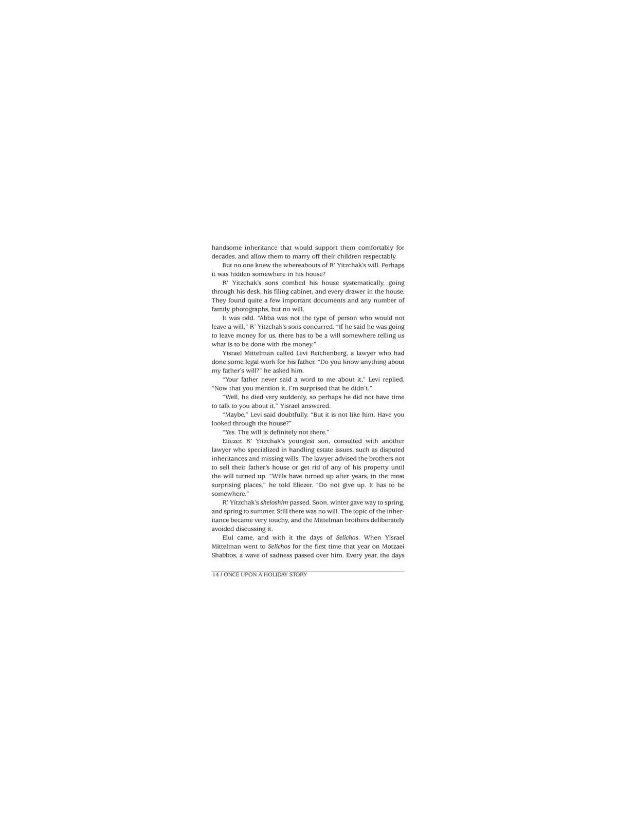 Once Upon A Holiday Story - Hardcover | Books | Judaica