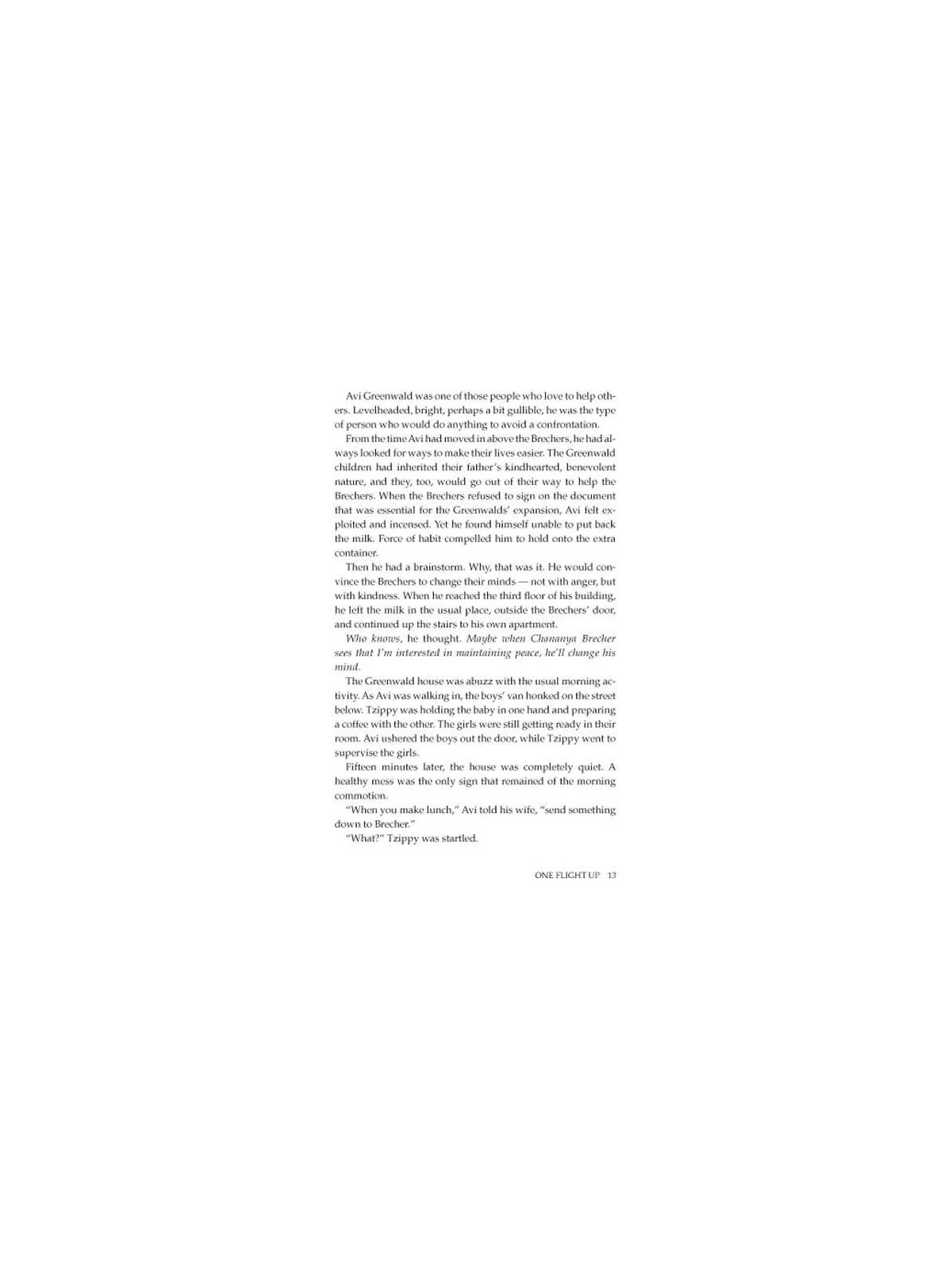 One Flight Up - Hardcover | Books | Judaica