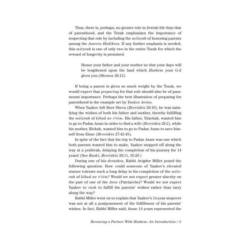 Partners With Hashem - Hardcover | Books | Judaica