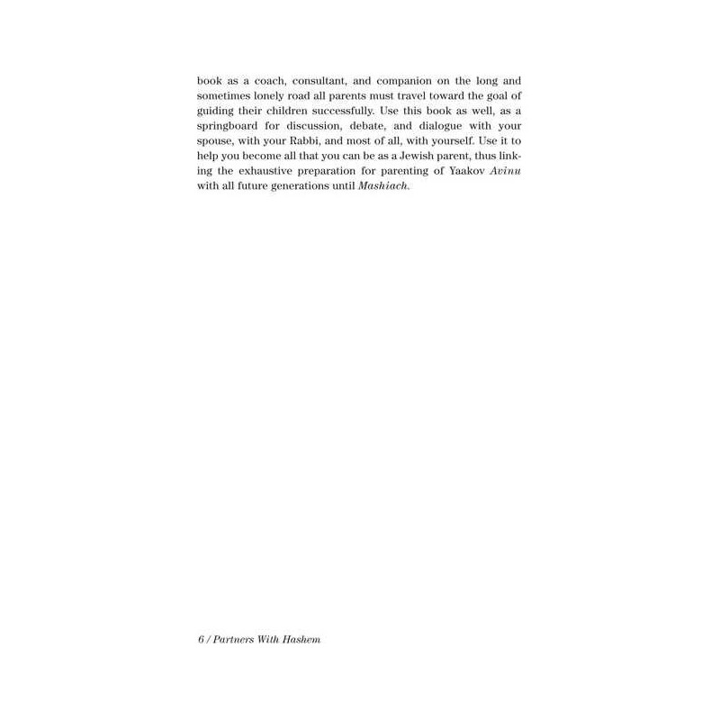 Partners With Hashem - Hardcover | Books | Judaica
