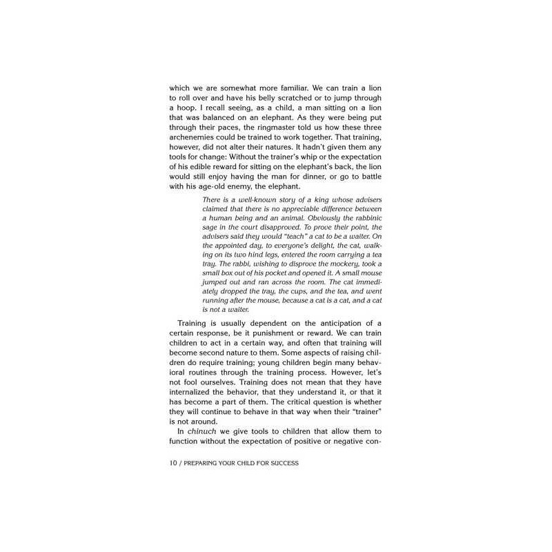 Preparing Your Child for Success - Hardcover | Books | Judaica