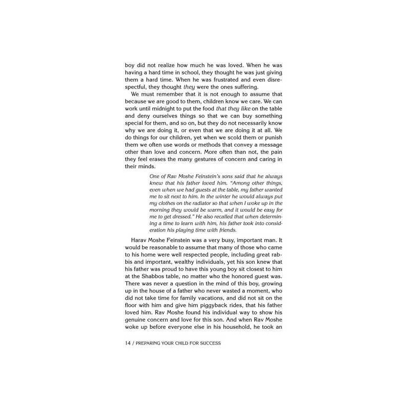 Preparing Your Child for Success - Hardcover | Books | Judaica