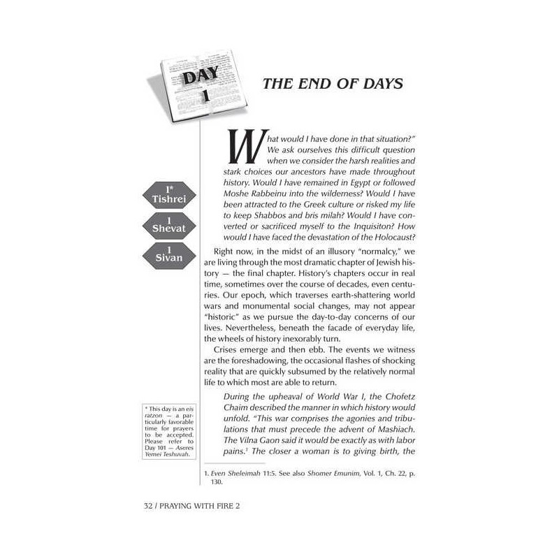 Praying with Fire Volume 2 - Hardcover | Books | Judaica