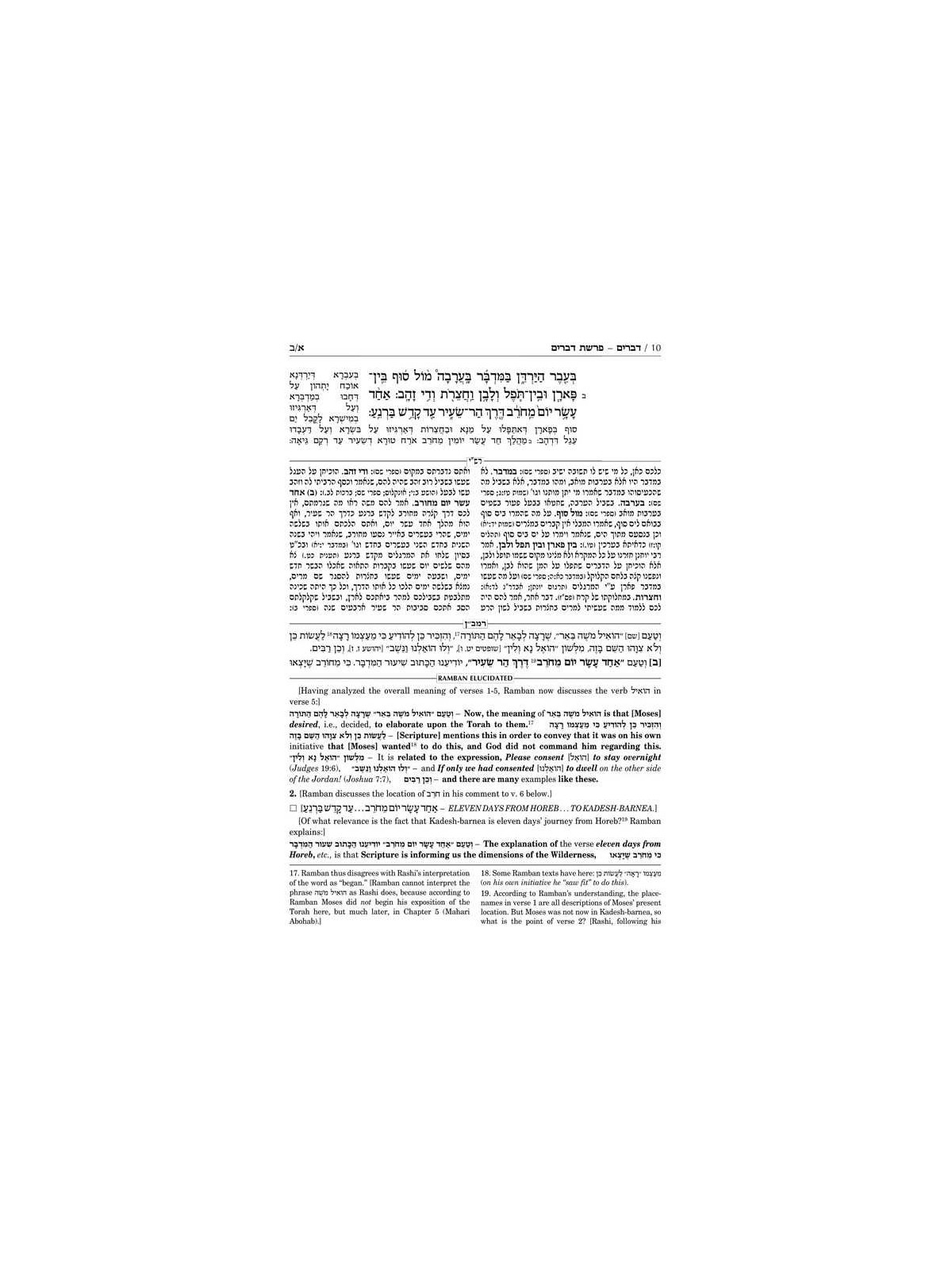 Popular Size Ramban - Devarim/Deuteronomy | Books | Judaica