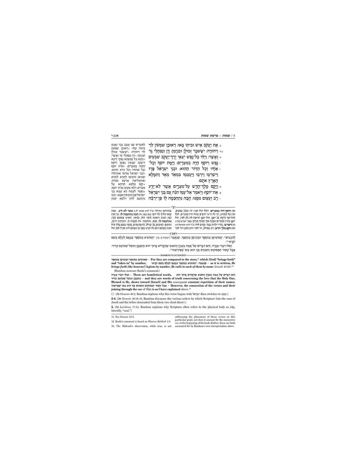 Popular Size Ramban - Shemos/Exudos VOL. 1: Chapte | Books | Judaica