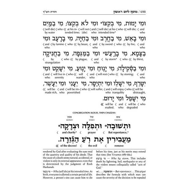 Pocket Interlinear Machzor 2 Volume Slipcased Set  | Books | Judaica