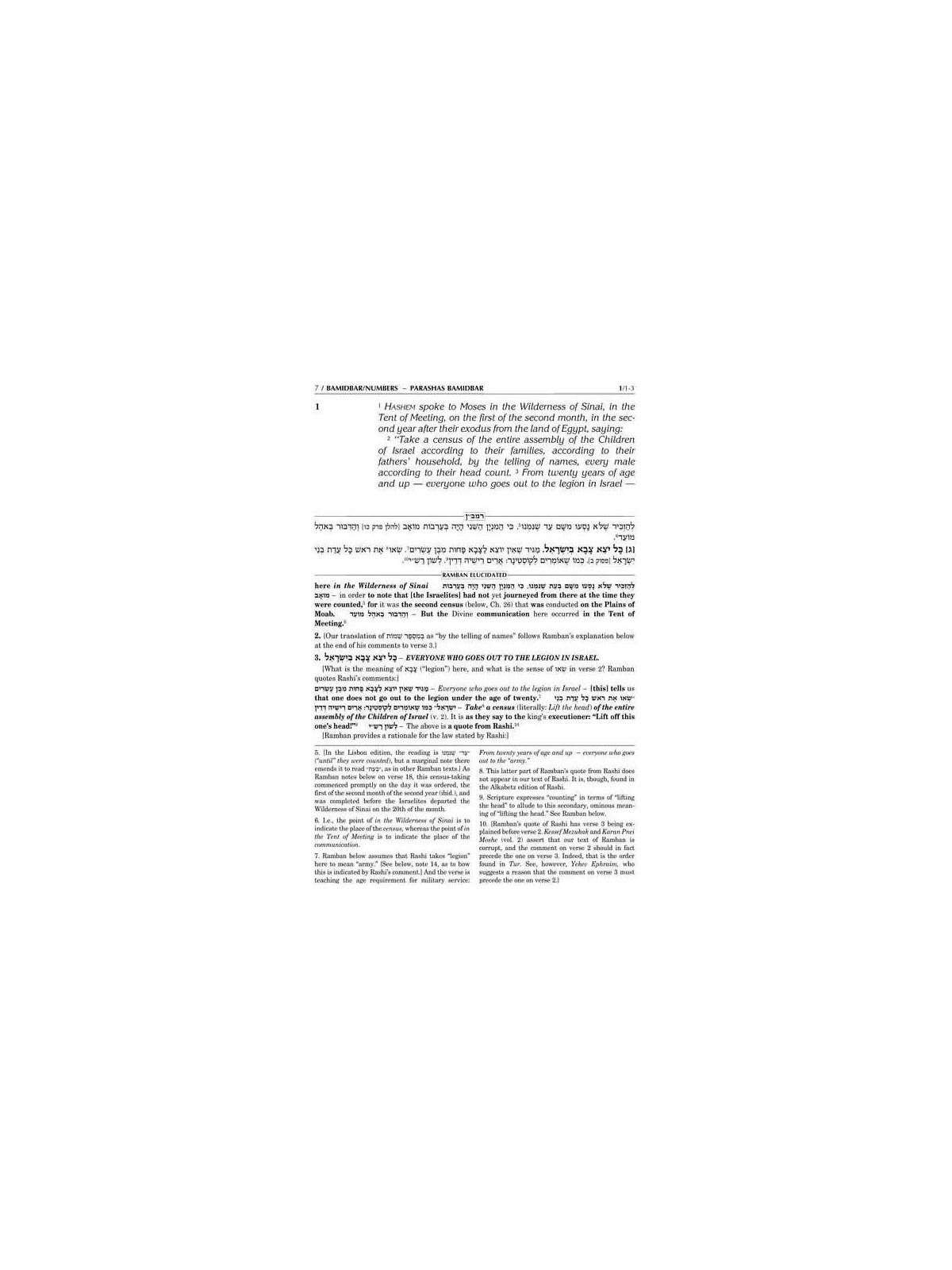 Popular Size Ramban - Bamidbar/Numbers | Books | Judaica