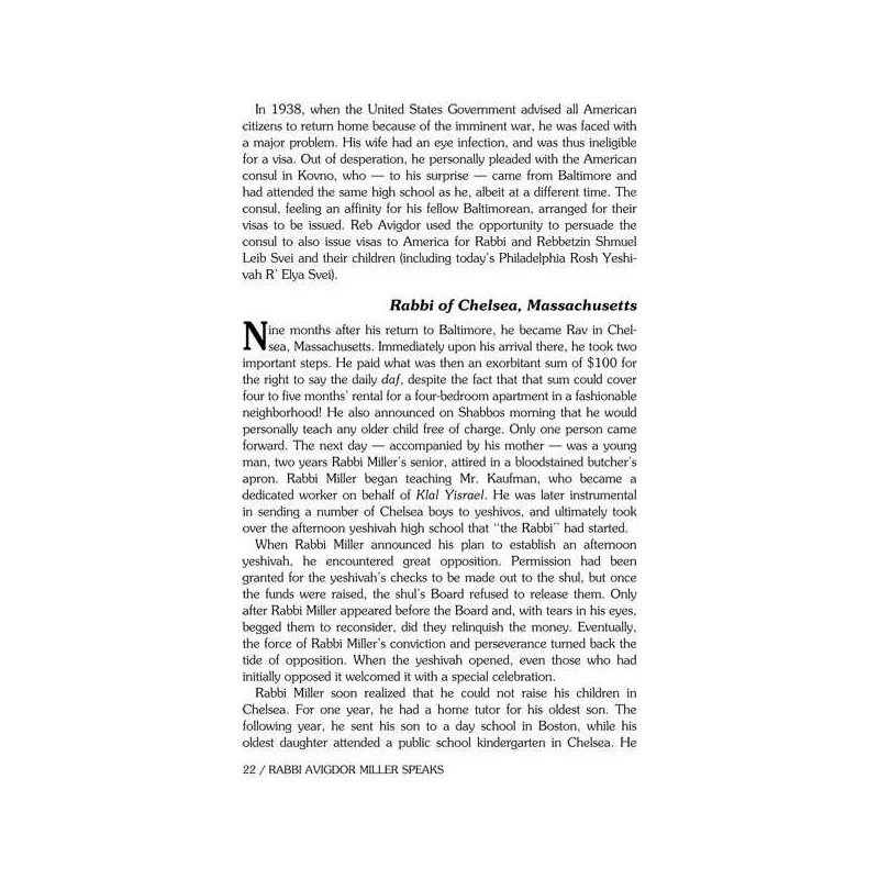 Rabbi Miller Speaks Vol. 2 - Hardcover | Books | Judaica